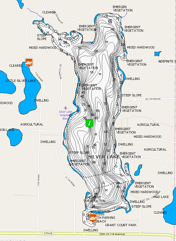 Map of Silver Lake
